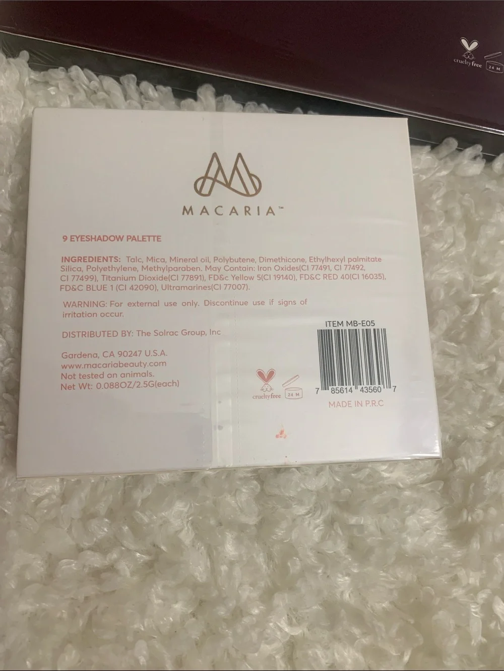 Siempre Viva Macaria & Bordado Macaria Palettes - Black & White Packaging